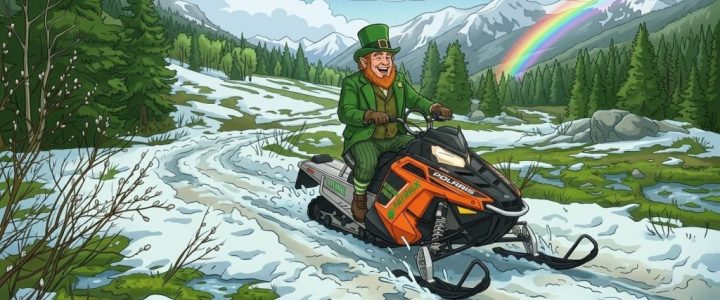 Leprechaun Snowmobile